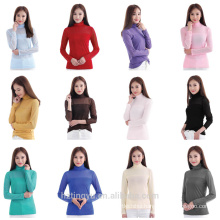 women fashion blouse plain net lace t shirt Islamic muslim clothes